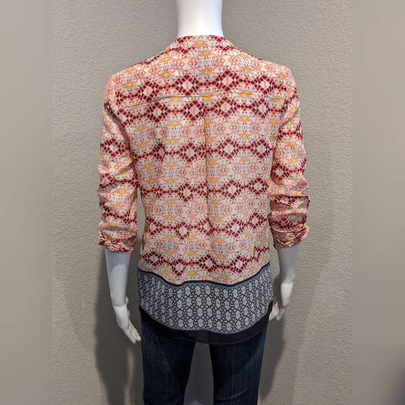 Anthropologie HD in Paris silk feel boho top - Picture 2 of 4